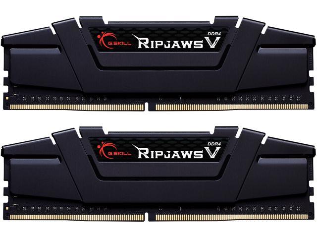 G.SKILL Ripjaws V Series 32GB (2 x 16GB) 288-Pin PC RAM DDR4 4000 (PC4 32000) Intel XMP 2.0 Desktop Memory Model F4-4000C18D-32GVK