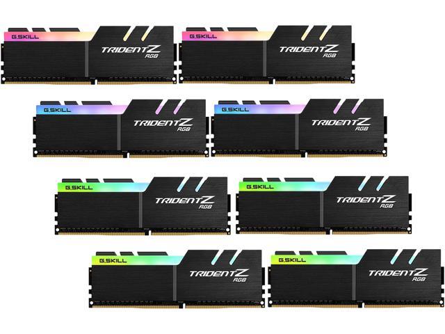G.SKILL TridentZ RGB Series 128GB (8 x 16GB) 288-Pin PC RAM DDR4 3600 (PC4 28800) Desktop Memory Desktop Memory - Newegg.com