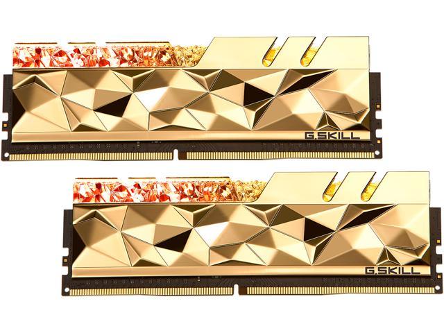 G.SKILL Trident Z Royal Elite Series 16GB (2 x 8GB) 288-Pin PC RAM DDR4 3600 (PC4 28800) Desktop Memory Model F4-3600C16D-16GTEGC