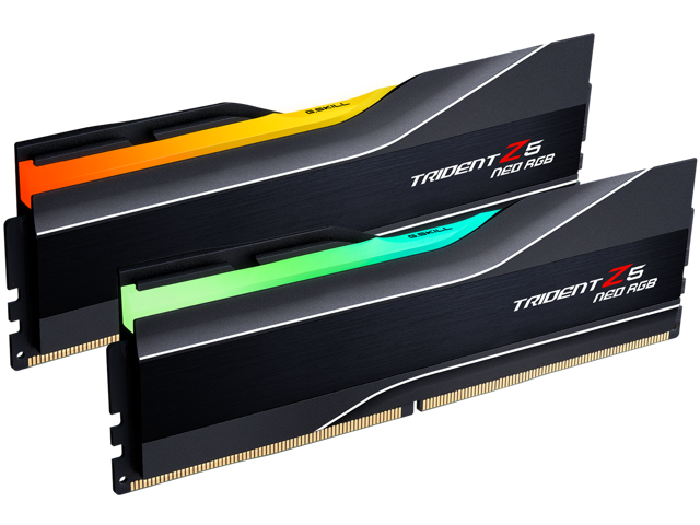 G.SKILL Trident Z5 Neo RGB Series AMD EXPO 32GB (2 x 16GB) 288-Pin PC RAM DDR5 6000 (PC5 48000) Desktop Memory Model F5-6000J3238F16GX2-TZ5NR