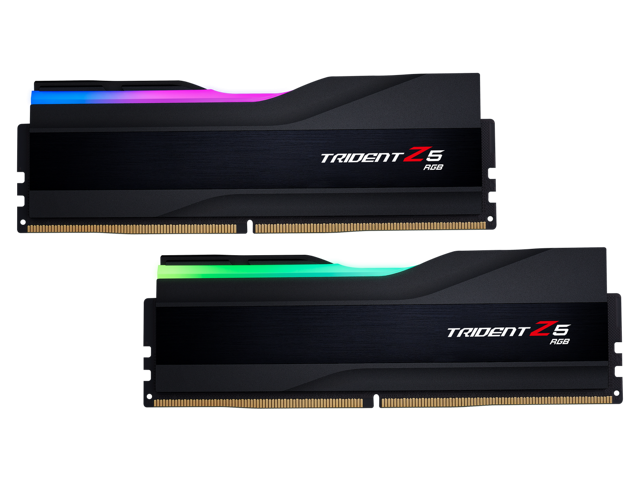 G.SKILL Trident Z5 RGB Series 64GB (2 x 32GB) 288-Pin PC RAM DDR5 6400 (PC5 51200) Desktop Memory Model F5-6400J3239G32GX2-TZ5RK