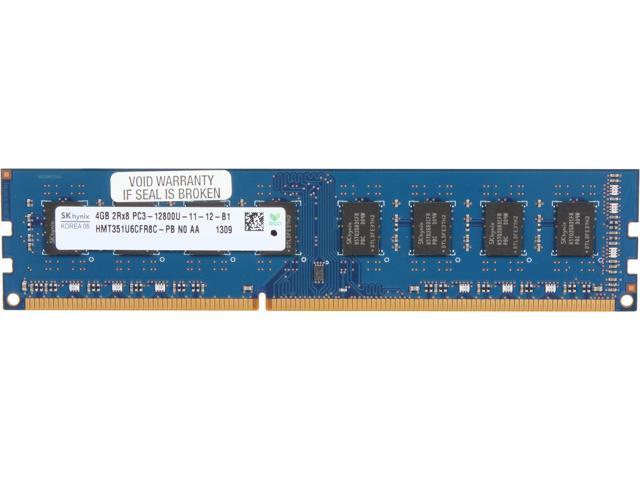 Hynix 4GB DDR3 1600 (PC3 12800) Desktop Memory Model HMT351U6CFR8C-PB
