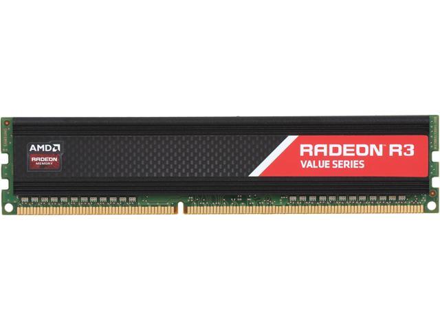 AMD Radeon R3 Value Series 4GB DDR3 1333 (PC3 10600) Desktop Memory ...