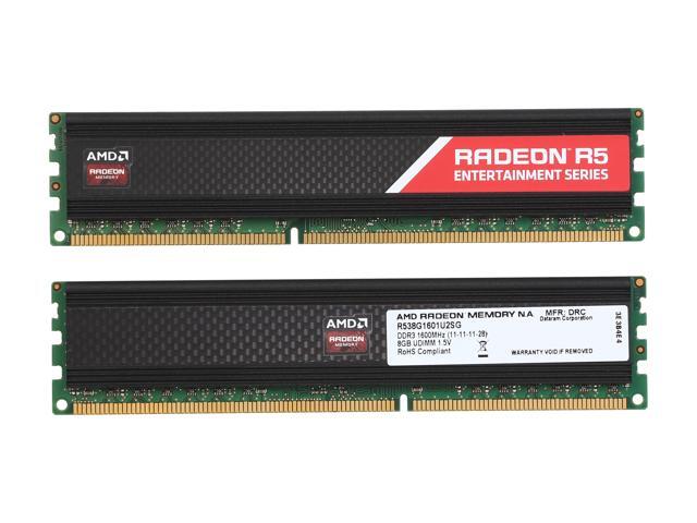 AMD Radeon R5 Entertainment Series 16GB (2 x 8GB) DDR3 1600 (PC3 12800 ...