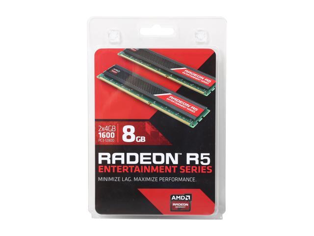 AMD Radeon R5 Entertainment Series 8GB (2 x 4GB) DDR3 1600 (PC3 12800 ...