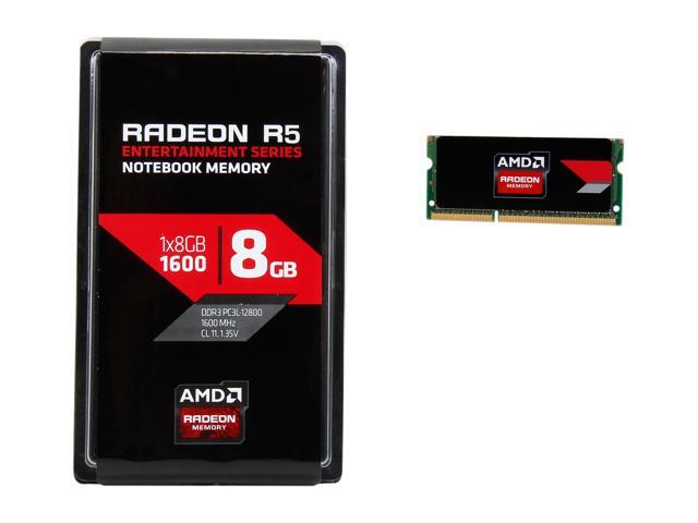 AMD Radeon R5 Entertainment Series 8GB 204-Pin DDR3 SO-DIMM DDR3L 1600 ...