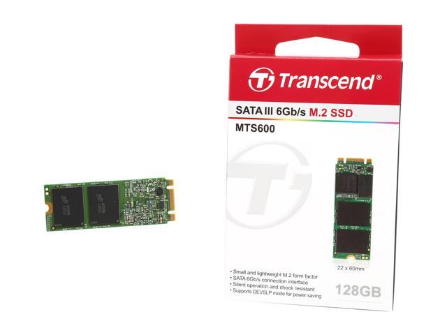 Transcend MTS600 M.2 2260 128GB SATA III MLC Internal Solid State Drive (SSD)  TS128GMTS600 Portable External Hard Drives