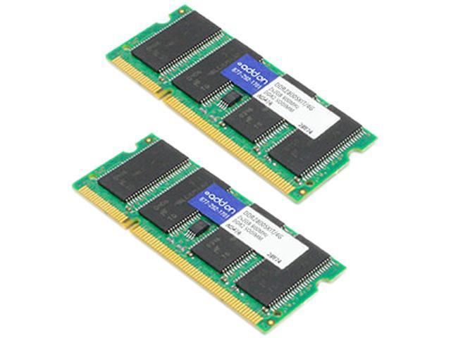 AddOn - Memory Upgrades 4GB (2 x 2GB) 200-Pin DDR2 SO-DIMM DDR2 800 (PC2 6400) Laptop Memory