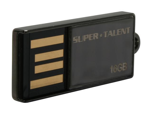 SUPER TALENT PICO-C 16GB Flash Drive (USB2.0 Portable) Model STU16GPCN