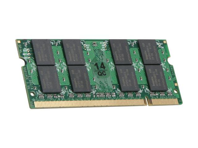 SUPER TALENT 2GB 200-Pin DDR2 SO-DIMM DDR2 800 (PC2 6400) Laptop Memory Model T800SB2G/V