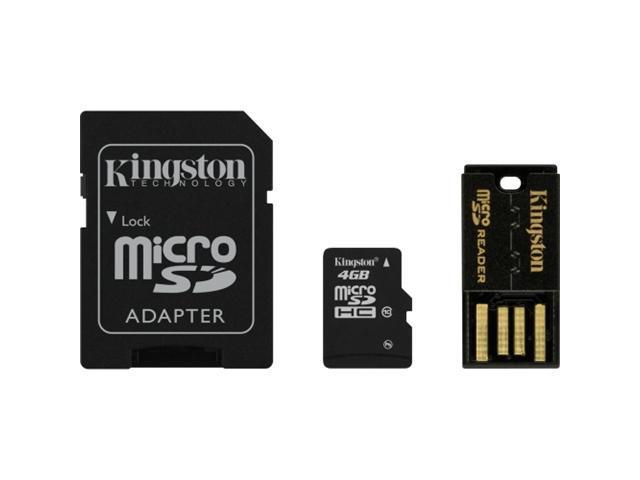Kingston MBLY10G2/4GB 4 GB MicroSD High Capacity (microSDHC) - 1 Card