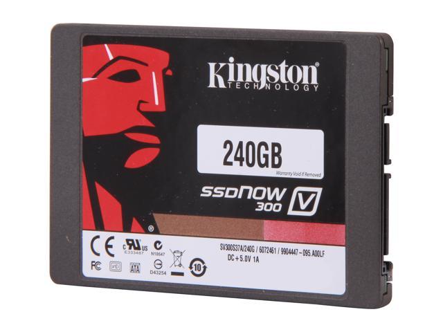 Kingston SSDNow V300 Series 2.5" 240GB SATA III MLC Internal Solid State Drive Desktop Bundle Kit SV300S3D7/240G