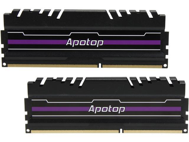 Apotop 4GB (2 x 2GB) DDR3 1600 (PC3 12800) Desktop Memory Model U3A2Gx2 ...
