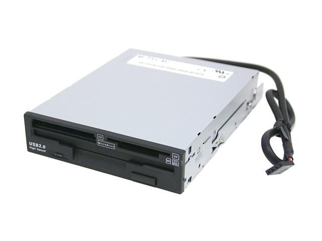 MITSUMI Black 1.44MB 3.5" Internal USB 2.0 Internal USB 2.0 digital card reader with Floppy Drive Model FA404M BLK - OEM