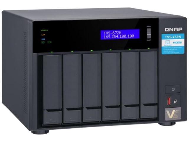 QNAP TVS-672N-I3-4G-US Network Storage