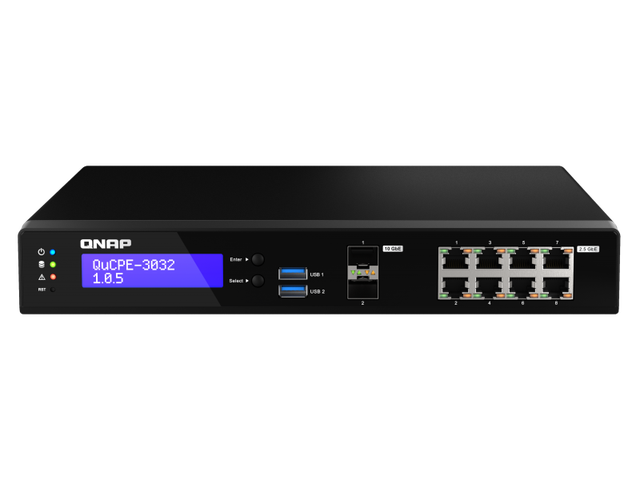 QNAP Desktop 10 Port Ucpe QuCPE-3032-C3558R-8G Intel Atom C3558R ...