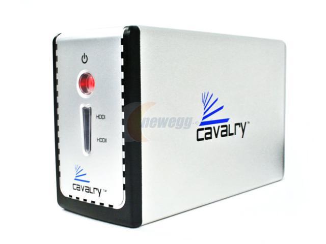 Cavalry CADB 1TB USB 2.0 3.5" 2-bay JBOD Disk Array PC-Ready CADB001U32
