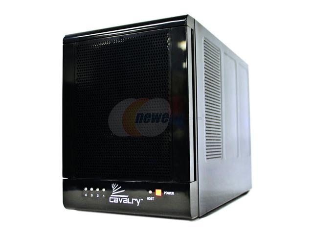 Cavalry 4-bay RAID Disk Array (RAID 5) eSATA 4TB (4x1TB) External Hard Drive -CADA004SA4