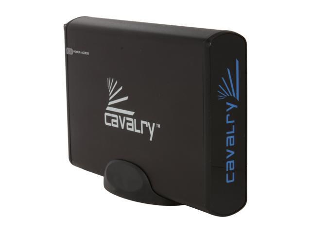 Cavalry CAUM 1TB USB 2.0 3.5" External Hard Drive CAUM3701T0-B-OTB Black