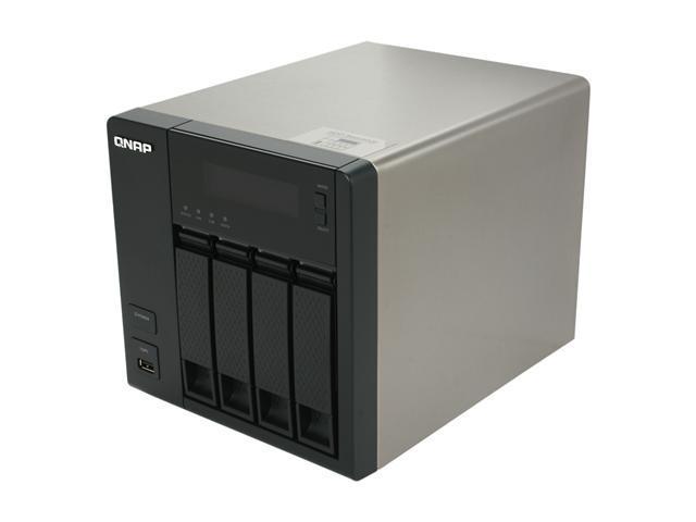 QNAP TS-419P+-US Diskless System 4-Bay Turbo NAS Server with iSCSI for SMB and SOHO Users