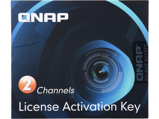 QNAP LIC-CAM-NAS-2CH 2 Camera License Activation Key for Surveillance Station Pro for QNAP NAS