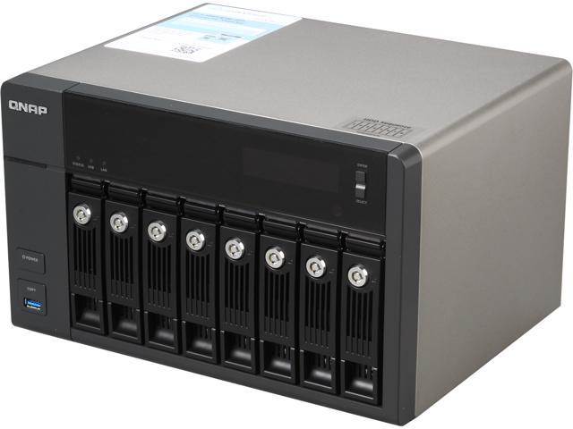 QNAP TS-853 Pro 8-Bay Pro-Grade NAS with Intel 2.0GHz Quad Core CPU and Media Transcoding, Virtual Station