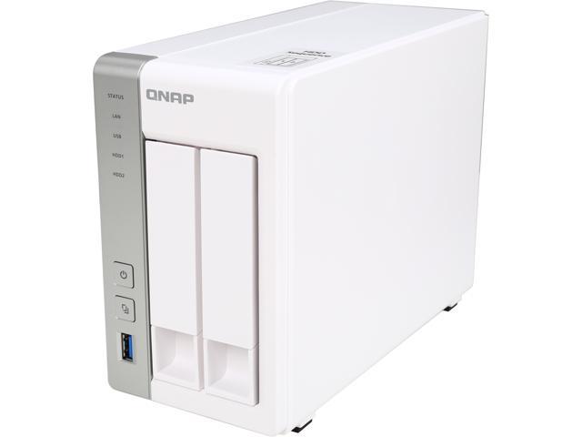 QNAP TS-231 2-Bay Personal Cloud NAS Diskless System with DLNA, PLEX Support