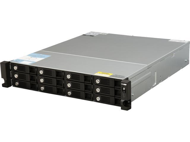 QNAP TVS-1271U-RP-i7-32G-US Diskless System 12-bay high performance unified storage