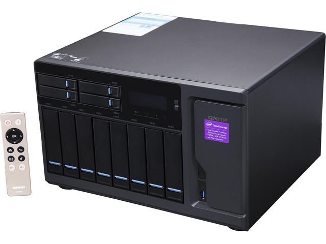 Open Box: QNAP High Performance 12 bay (8+4) NAS / iSCSI IP-SAN. Intel ...