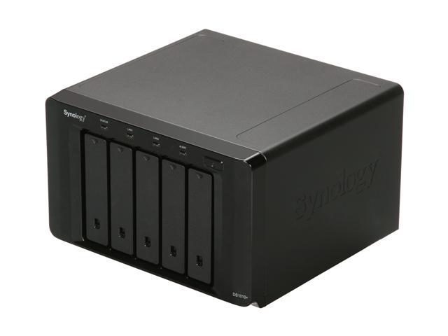 Synology DS1010+ Diskless System Disk Station 5-bay All-in-1 NAS Server for Business