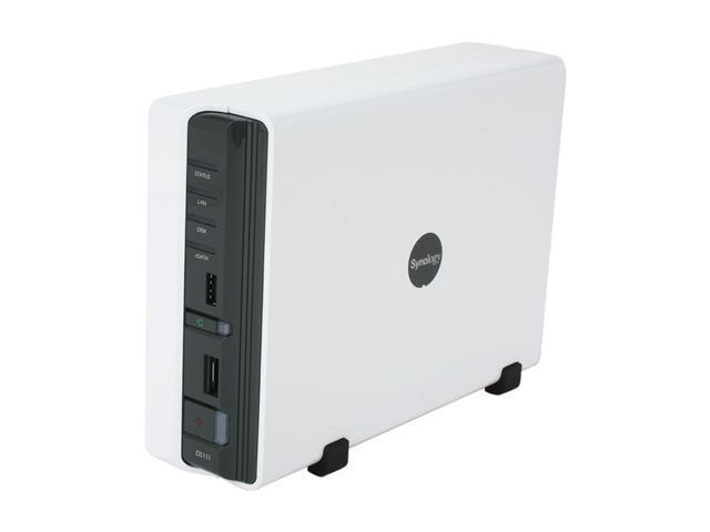 Synology DS111 Diskless System DiskStation 1-Bay NAS Server for Workgroups and Offices