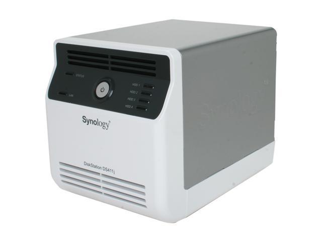 Synology DS411J Diskless System DiskStation 4-bay NAS Server for Small Office and Home Use