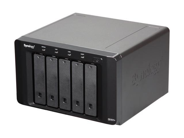 Synology DS1511+ Diskless System DiskStation Scaleable Network Storage for SMB Users