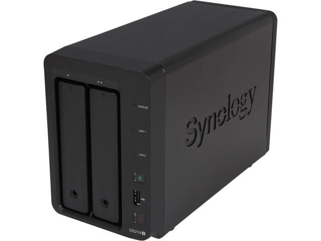 Synology DS214+ Diskless System DiskStation 2-Bay Network Storage