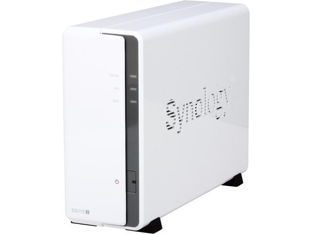 Synology DS115j 1-Bay (Diskless) Network Attached Storage (No HDD Included)