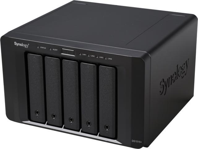 Synology DS1515+ Diskless Network Attached Storage, NAS - Newegg.com