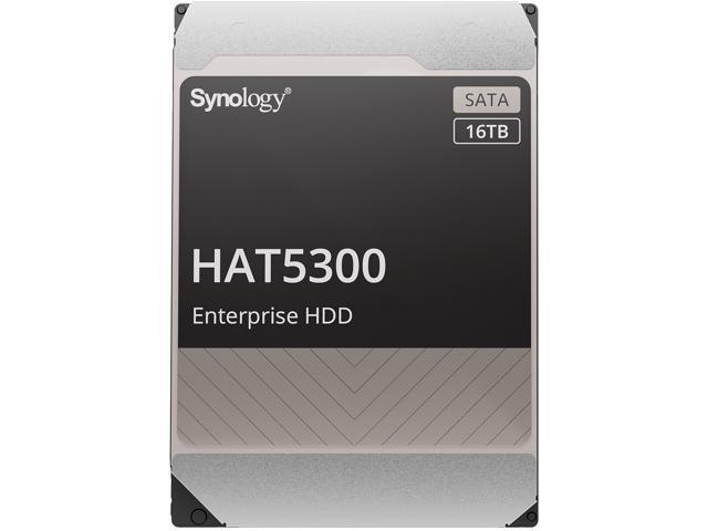Synology HAT5300-16T Enterprise 16TB HDD SATA III 6Gb/s 512e 7200 RPM 512MB Cache 3.5" Internal Hard Drive