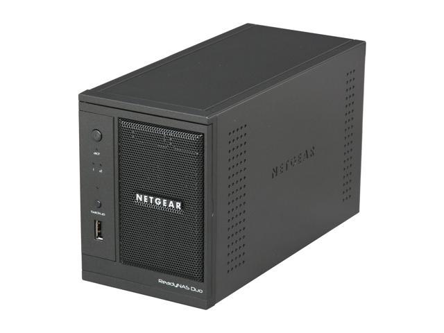 Netgear ReadyNAS Duo 2-bay NAS Drive Enclosure w/ Gigabit & speeds up to 25MBps  (Diskless)
