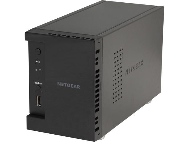 NETGEAR ReadyNAS 102 2-Bay 2TB (2 x 1TB) Network Attached Storage (RN10221D)
