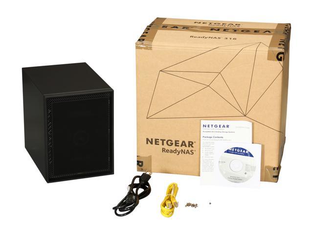 NETGEAR ReadyNAS 316 6-Bay Network Attached Storage Diskless