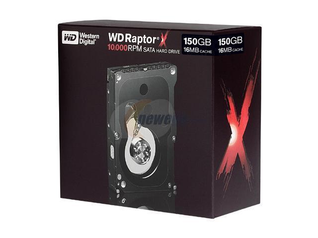 WD Raptor X WD1500AHFDRTL 150GB 10000 RPM 16MB Cache SATA 1.5Gb/s 3.5" Hard Drive