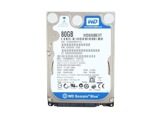 Western Digital Scorpio Blue Wd1600bevt 160gb 5400 Rpm 8mb Cache Sata 3 0gb S 2 5 Internal Notebook Hard Drive Bare Drive Newegg Com