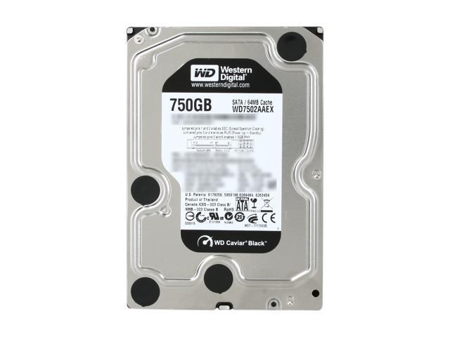 Used - Very Good: Western Digital Black WD7502AAEX 750GB 7200 RPM 64MB ...