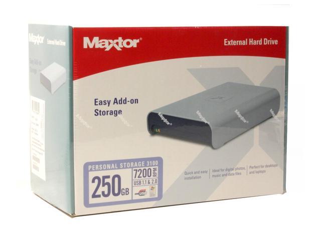 maxtor personal storage 3200 usb device not recognized