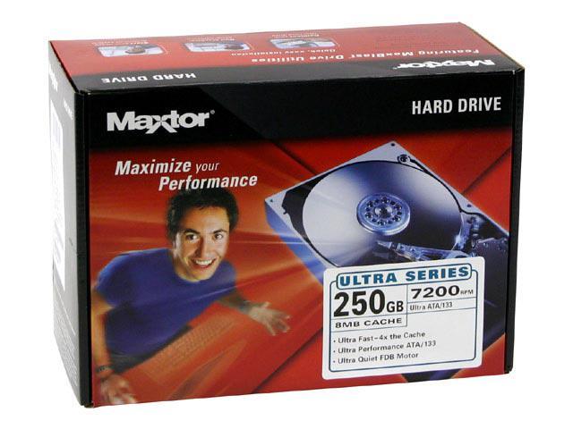 Maxtor Ultra Series Kits L01P250 250GB 7200 RPM 8MB Cache IDE Ultra ATA133 / ATA-7 3.5" Hard Drive