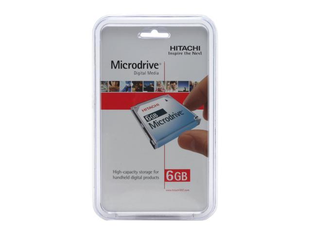 Hitachi GST Microdrive 3K6 HMS360606D5CF00 (MD6GB-BP) 6GB 3600 RPM 128KB Cache CF+ Type II 1" Hard Drive