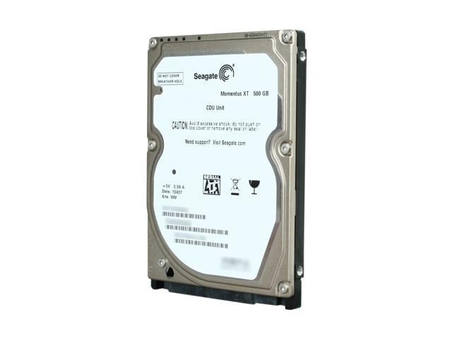 Seagate Momentus XT ST95005620AS 500GB 7200 RPM 32MB Cache SATA 3.0Gb/s with NCQ 2.5" Solid State Hybrid Drive Bare Drive