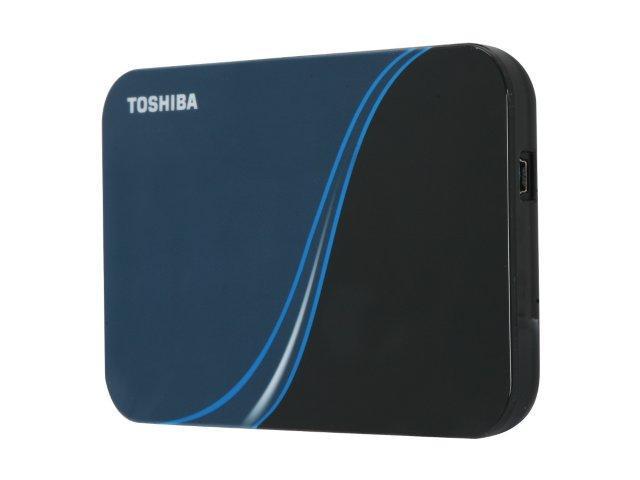 TOSHIBA 500GB Liquid Blue Portable External Hard Drive 3 Year Manufacturer Warranty HDDR500E04XL