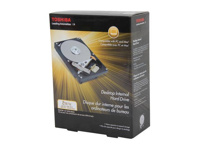 TOSHIBA PH3200U-1I72 2TB 7200 RPM 64MB Cache SATA 6.0Gb/s 3.5" Desktop Internal Hard Drive Retail Kit