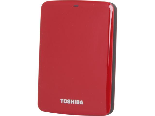 TOSHIBA 1TB Canvio Connect External Hard Drive USB 3.0 Model HDTC710XR3A1 Red